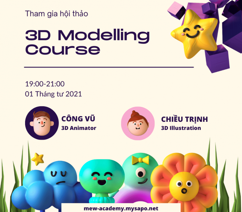 Khóa học thiết kế 3D Modelling nâng cao