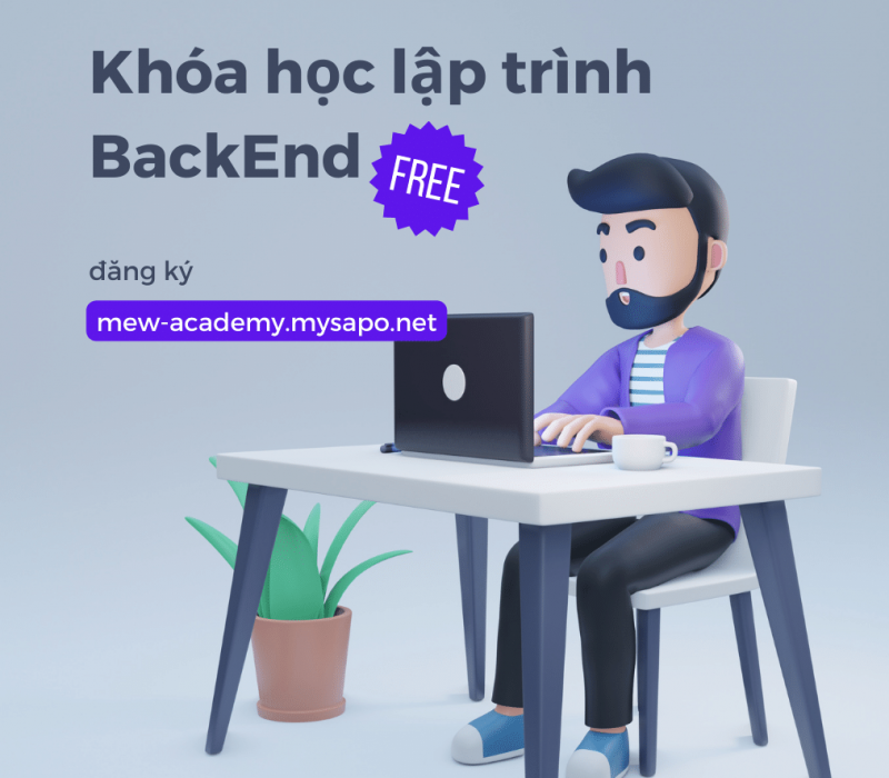 Khóa học lập trình BackEnd cơ bản dành cho sinh viên